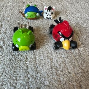 Rovio Angry Birds Car Set - Red, Green